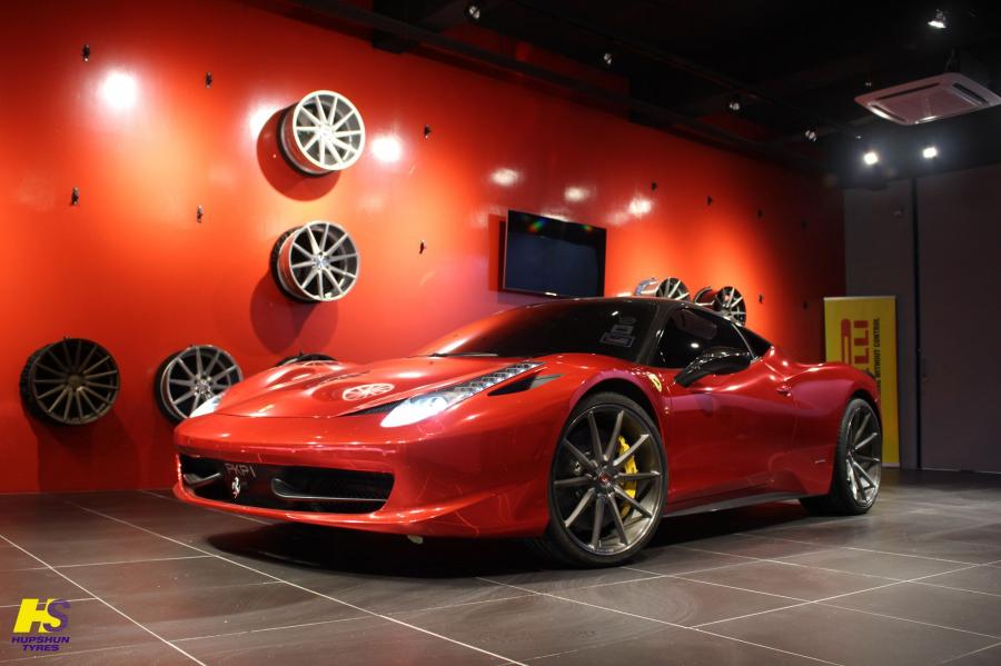  Ferrari 458 Speciale on Vossen Wheels (VPS-310) 2016 года  (фото 1 из 23)